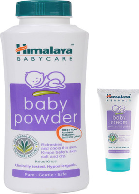 

Himalaya Herbals Baby powder (400g)+Himalaya Herbals Baby Cream (50g)(White)