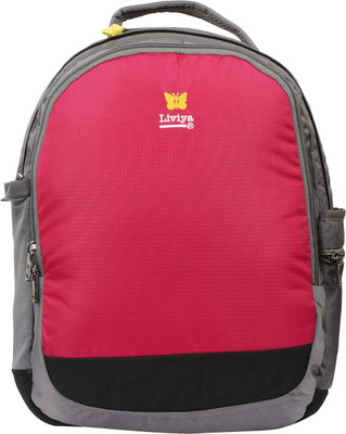 

Liviya SB-1482 33 L Backpack(Red, Grey), Grey;red