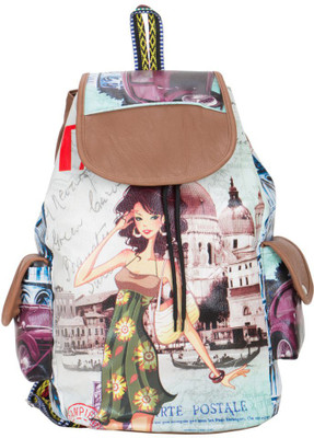 

Aj style Aj024 10 L Backpack(Multicolor), Multi color