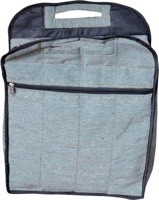

JARA HAT KE Canvas Grocery Bag Multipurpose Bag(Grey, 12 L)