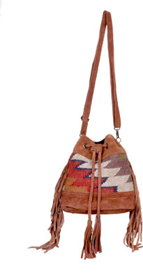 

IndiWeaves 82100-378-IW Sling Bag(Multicolor, 11 inch)
