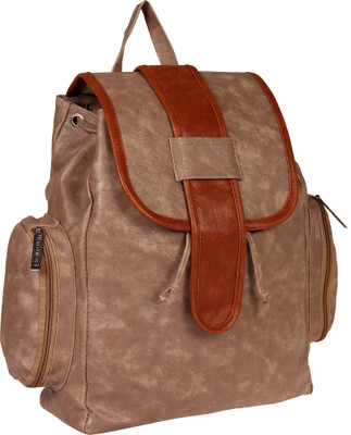 

STEEMO pithu Beg-D1-Beige Waterproof Backpack(Beige, 3 L)