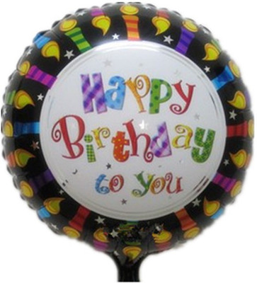 

Balloonistics Printed Happy Birthday to you Foil Balloon - Pack of 1 Balloon(Multicolor, Pack of 1)