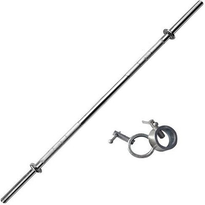 

Diamond 4FT CHROME PLATED Multi-training Bar(Silver), White