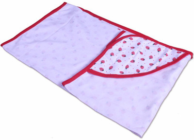 

Tiny Care Hosiery Cotton 150 GSM Bath Towel(Pink)