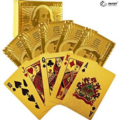 

DealBindaas Golf Play Kit Poker Playing Cards(Gold)
