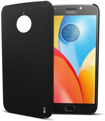 MTT Back Cover for Motorola Moto E4 Plus(Black, Shock Proof)