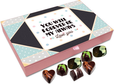 

Chocholik Gift Box - You Will Forever Be My Always Chocolate Box - 12pc Truffles(144 g)