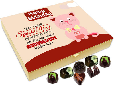 

Chocholik Gift Box - Happy Birthday, May Your Special Day Be Filled With Joy Chocolate Box - 20pc Truffles(240 g)