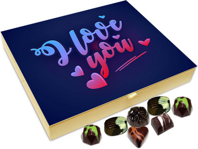 

Chocholik Gift Box - I Love You Too Chocolate Box - 20pc Truffles(240 g)