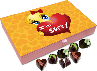 

Chocholik Gift Box - I Am Sorry For All Of My Mistakes Chocolate Box - 12pc Truffles(144 g)