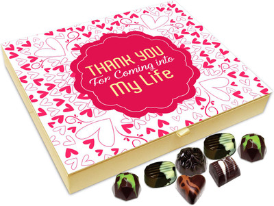 

Chocholik Gift Box - Thank You For Coming In My Life Chocolate Box - 20pc Truffles(240 g)