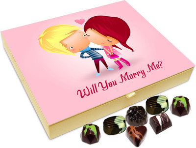 

Chocholik Gift Box - Will You Marry Me Please Chocolate Box - 20pc Truffles(240 g)