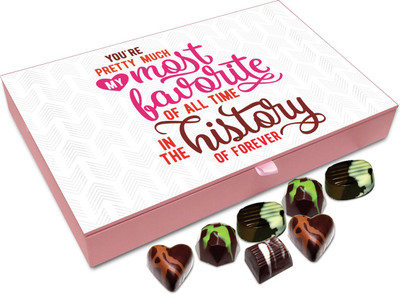 

Chocholik Gift Box - You Are Pretty Much My Most Favorite Chocolate Box - 12pc Truffles(144 g)