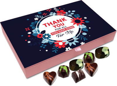 

Chocholik Gift Box - Thank You For All You Have Done For Me Chocolate Box - 12pc Truffles(144 g)