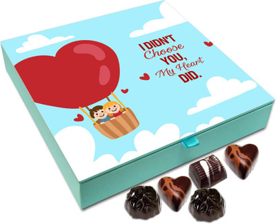 

Chocholik Gift Box - MY Heart Chose You Chocolate Box - 9pc Truffles(108 g)