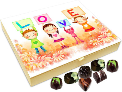 

Chocholik Gift Box - Love Of Friends Chocolate Box - 20pc Truffles(240 g)