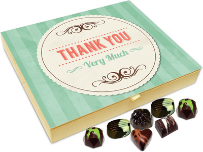 

Chocholik Gift Box - Thank You Very Much for The Lovely Things You Have Done Chocolate Box - 20pc Truffles(240 g)