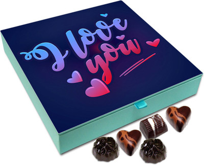 

Chocholik Gift Box - I Love You Too Chocolate Box - 9pc Truffles(108 g)