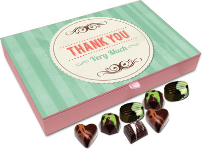 

Chocholik Gift Box - Thank You Very Much for The Lovely Things You Have Done Chocolate Box - 12pc Truffles(144 g)