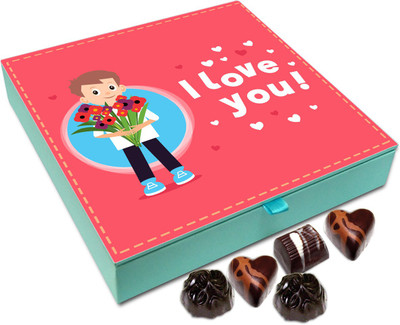 

Chocholik Gift Box - I Love You My Brother Chocolate Box - 9pc Truffles(108 g)