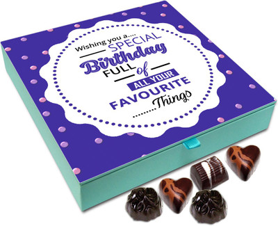 

Chocholik Gift Box - Wishing You A Special Birthday Full Of Amazing Surprises Chocolate Box - 9pc Truffles(108 g)