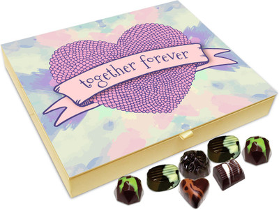 

Chocholik Gift Box - We Are Together Forever Chocolate Box - 20pc Truffles(240 g)