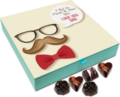 

Chocholik Gift Box - I Am So Proud To Have A Dad Like You Chocolate Box - 9pc Truffles(108 g)