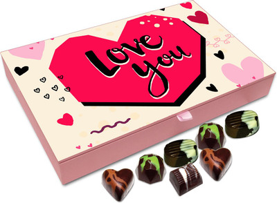 

Chocholik Gift Box - Love You Dad Chocolate Box - 12pc Truffles(144 g)