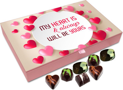 

Chocholik Gift Box - My Heart Is And Will Always Be Yours Chocolate Box - 12pc Truffles(144 g)