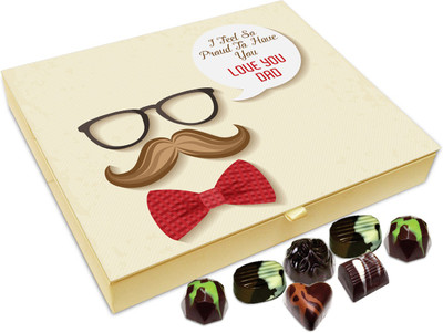 

Chocholik Gift Box - I Am So Proud To Have A Dad Like You Chocolate Box - 20pc Truffles(240 g)
