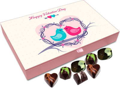 

Chocholik Gift Box - Happy Valentine Day Chocolate Box - 12pc Truffles(144 g)
