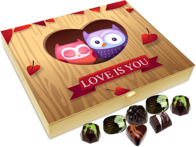 

Chocholik Gift Box - Love Is You Chocolate Box - 20pc Truffles(240 g)