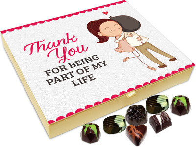Chocholik Gift Box - Thank You For Being Part Of My Life Chocolate Box - 20pc Truffles(240 g)
