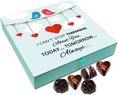 

Chocholik Gift Box - I Can't Stop Thinking About You Chocolate Box - 9pc Truffles(108 g)
