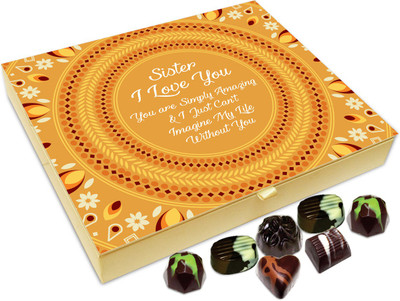 

Chocholik Gift Box - Sister You Are Simply Amazing Chocolate Box - 20pc Truffles(240 g)