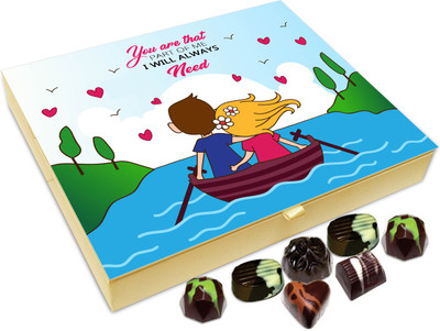 

Chocholik Gift Box - You Are That Part Of Me That I Will Always Need Chocolate Box - 20pc Truffles(240 g)
