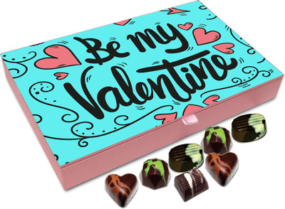 

Chocholik Gift Box - Be My Valentine Chocolate Box - 12pc Truffles(144 g)