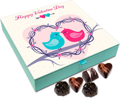 

Chocholik Gift Box - Happy Valentine Day Chocolate Box - 9pc Truffles(108 g)