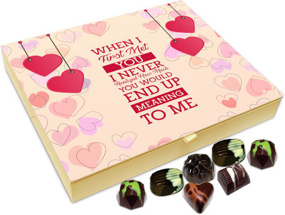 

Chocholik Gift Box - I Never Knew You Would Mean So Much To Me Chocolate Box - 20pc Truffles(240 g)