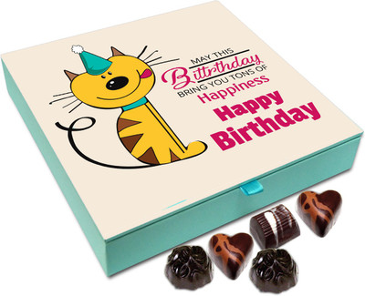 

Chocholik Gift Box - May This Birthday Brings You Tons Of Happiness Chocolate Box - 9pc Truffles(108 g)