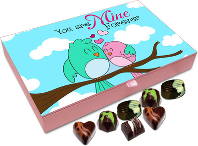 

Chocholik Gift Box - You Are Mine Forever Chocolate Box - 12pc Truffles(144 g)