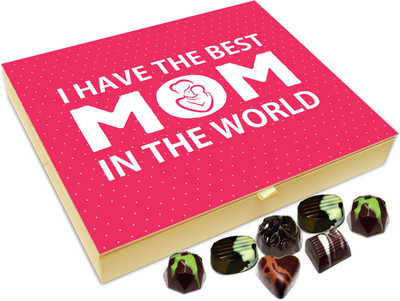 

Chocholik Gift Box - I Have The Best Mom In The World Chocolate Box - 20pc Truffles(240 g)