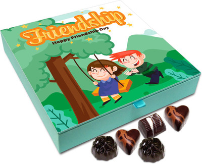 

Chocholik Gift Box - Beautiful Friendships Stays For Rest Of Rest Of Our Lives Chocolate Box - 9pc Truffles(108 g)