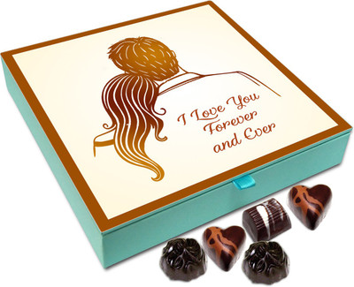

Chocholik Gift Box - I Will Love You Forever And Ever Chocolate Box - 9pc Truffles(108 g)