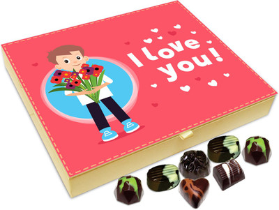 

Chocholik Gift Box - I Love You My Brother Chocolate Box - 20pc Truffles(240 g)