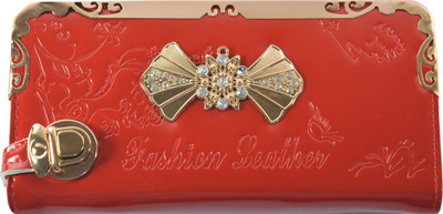 

Glitters Online Casual Red Clutch