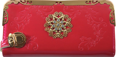 Glitters Online Casual Red Clutch