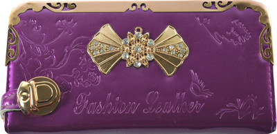 

Glitters Online Casual Purple Clutch