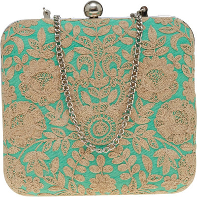 

Tarusa Casual Green Clutch